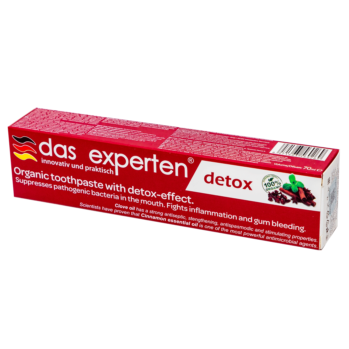 Зубная паста Das experten detox